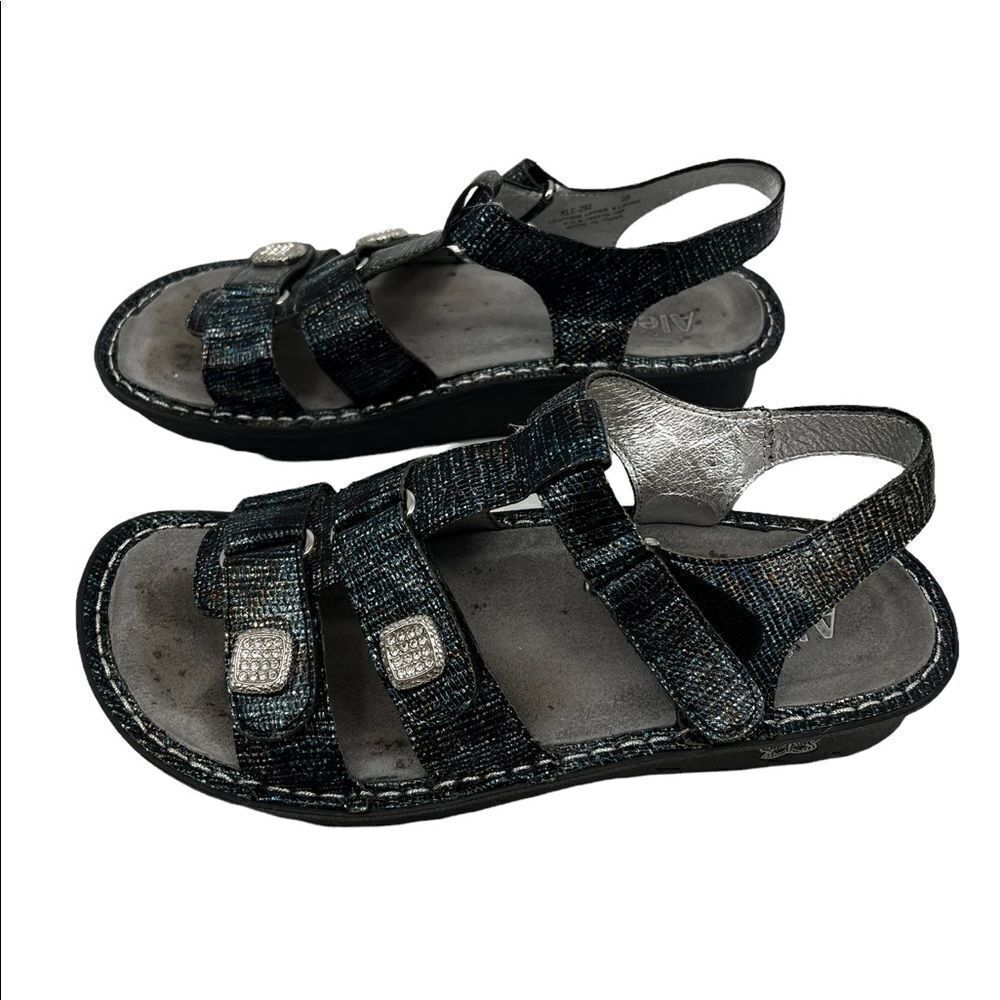 Alegria "KLE-292 Glimmer Glam" Sandals Size Fits 8/8.5 - Picture 3 of 5